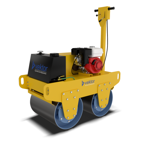 Виброкаток ручной двухвальцовый Vektor VRDR-600