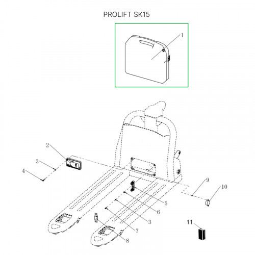 Аккумуляторная батарея 48В 30Ач Li-ion для тележек SD20L