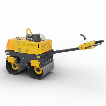 Виброкаток ручной двухвальцовый Vektor VRDR-800
