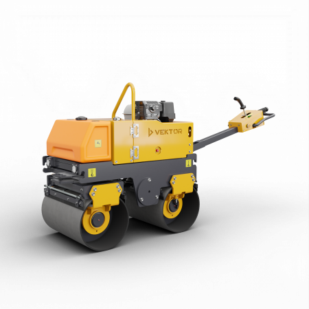 Виброкаток ручной двухвальцовый Vektor VRDR-800